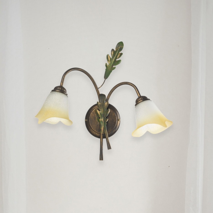 ONLI - Wall light QUERCIA 2xE14/6W/230V
