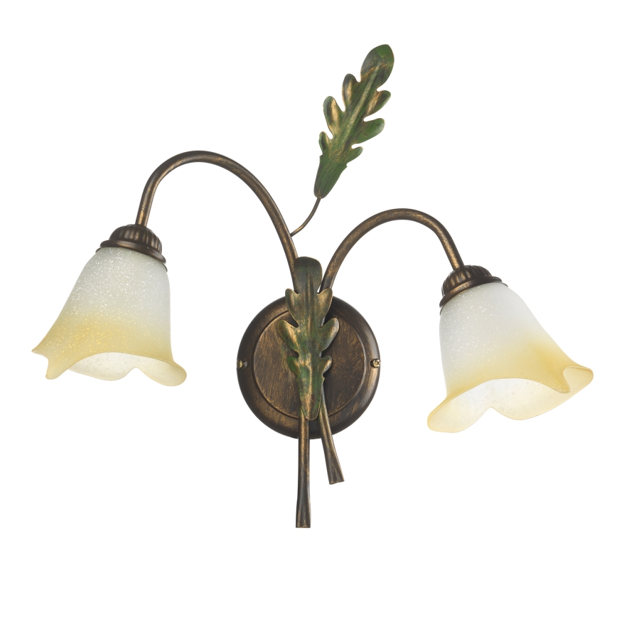 ONLI - Wall light QUERCIA 2xE14/6W/230V