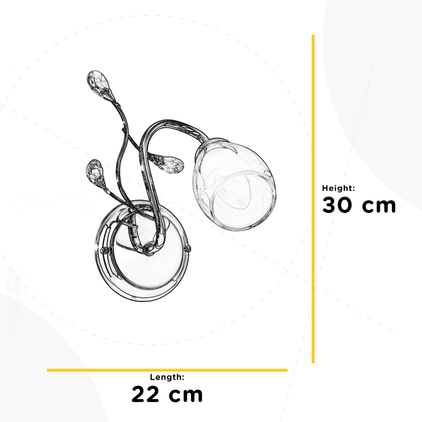 ONLI - Wall light SHARON 1xE14/6W/230V