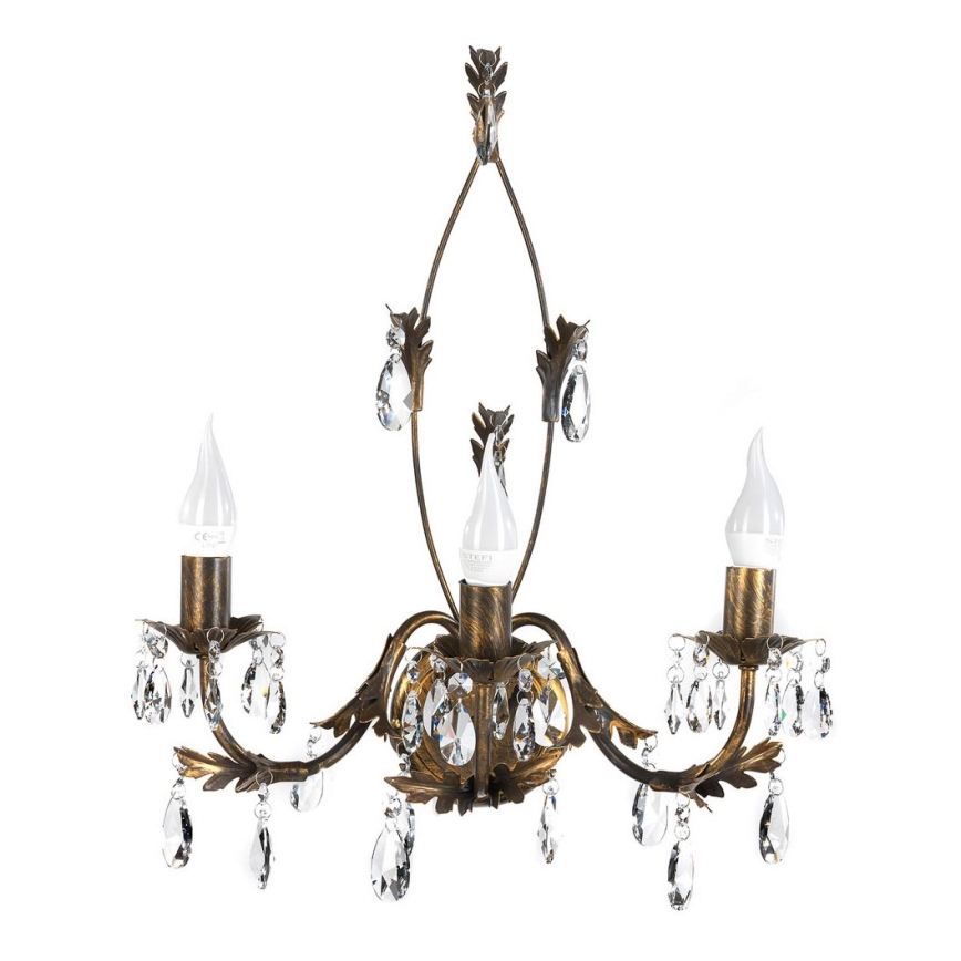 ONLI - Wall light TERESA 3xE14/6W/230V bronze