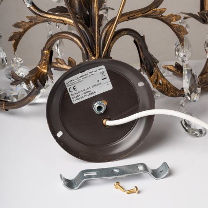 ONLI - Wall light TERESA 5xE14/6W/230V bronze