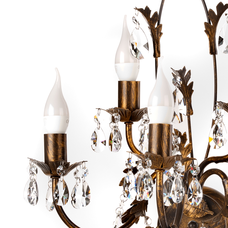 ONLI - Wall light TERESA 5xE14/6W/230V bronze