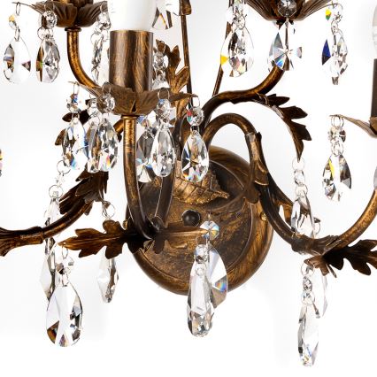 ONLI - Wall light TERESA 5xE14/6W/230V bronze