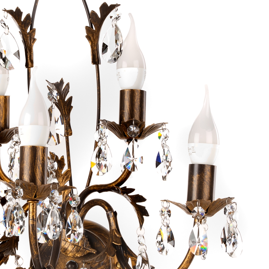 ONLI - Wall light TERESA 5xE14/6W/230V bronze