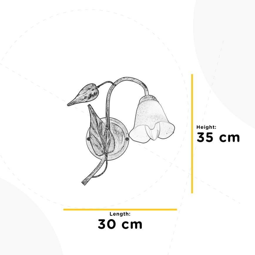 ONLI - Wall light VANDA 1xE14/6W/230V
