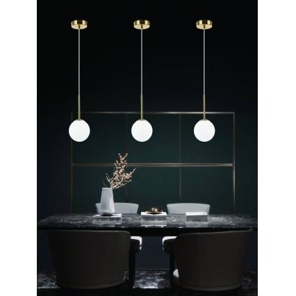 Open Design OR80087 - BAO Bathroom Pendant Light on Cable 1xG9/8W/230V IP44 Gold