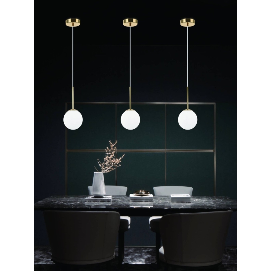 Open Design OR80087 - BAO Bathroom Pendant Light on Cable 1xG9/8W/230V IP44 Gold
