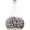 Open Design OR80162 - CARERA Cable Pendant Light 6×G9/7W/230V, Ø 55 cm, Polished Chrome