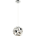 Open Design OR80179 - CARERA cable-hung pendant lamp 1x G9/7W/230V Ø 15 cm polished chrome