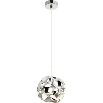 Open Design OR80179 - CARERA cable-hung pendant lamp 1x G9/7W/230V Ø 15 cm polished chrome