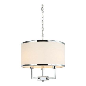 Open Design OR80209 - CASA chain-hung chandelier 3xE14/12W/230V cream/polished chrome