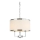 Open Design OR80209 - CASA chain-hung chandelier 3xE14/12W/230V cream/polished chrome