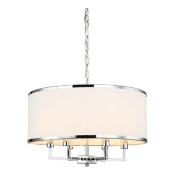 Open Design OR80216 - CASA Chain Chandelier 6xE14/15W/230V Cream/Polished Chrome