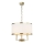 Open Design OR80223 - CASA Chain Chandelier 3x E14/12W/230V, Cream/Brass
