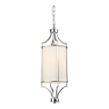 Open Design OR80551 - LUNGA chain-hung chandelier 1xE27/15W/230V polished chrome/white