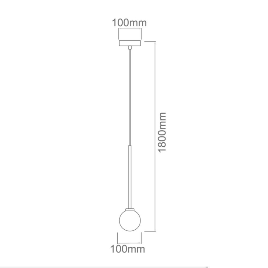 Open Design OR80629 - Cable-suspended pendant OTA 1xG9/8W/230V black
