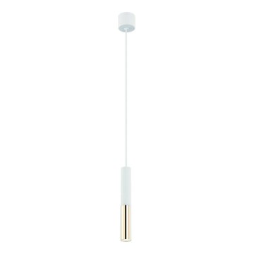 Open Design OR80841 - SLIMI cable-suspended pendant 1xG9/3.5W/230V white/gold