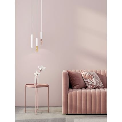 Open Design OR80841 - SLIMI cable-suspended pendant 1xG9/3.5W/230V white/gold