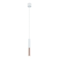 Open Design OR80858 - SLIMI Cable Pendant 1x G9/3.5W/230V White/Rose Gold