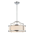 Open Design OR80865 - Rod-mounted pendant light STANZA 3xE27/15W/230V dia. 42 cm glossy chrome/white