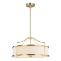Open Design OR80896 - STANZA 4-Light Rod Chandelier, 4xE27/15W/230V, Ø 55 cm, Brass/White