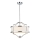 Open Design OR80902 - STESSO Rod Pendant Light 4xE27/15W/230V Ø 42 cm Polished Chrome/White
