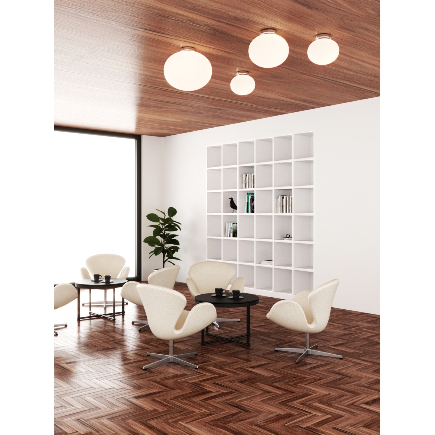 Open Design OR81145 - PALLA ceiling light 1xE14/8W/230V, Ø 24 cm, polished chrome