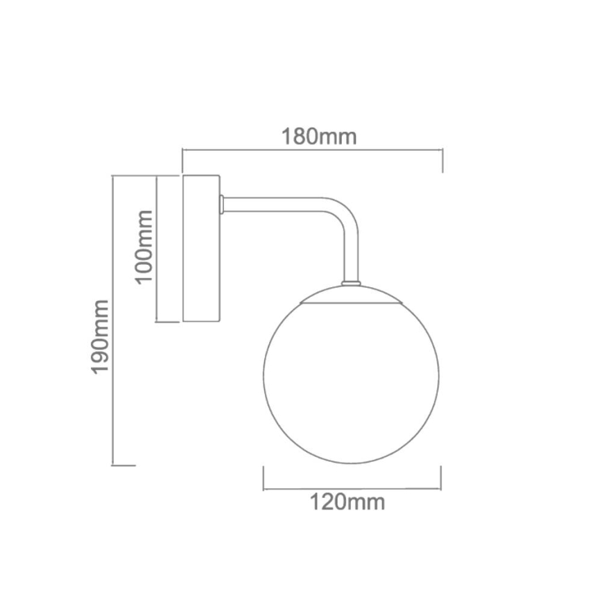 Open Design OR81381 - Bathroom wall light BAO 1xG9/8W/230V IP44 glossy chrome