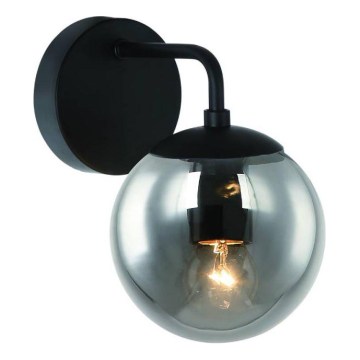 Open Design OR81411 - BAO Wall Light 1xE27/8W/230V Black/Smoky Grey