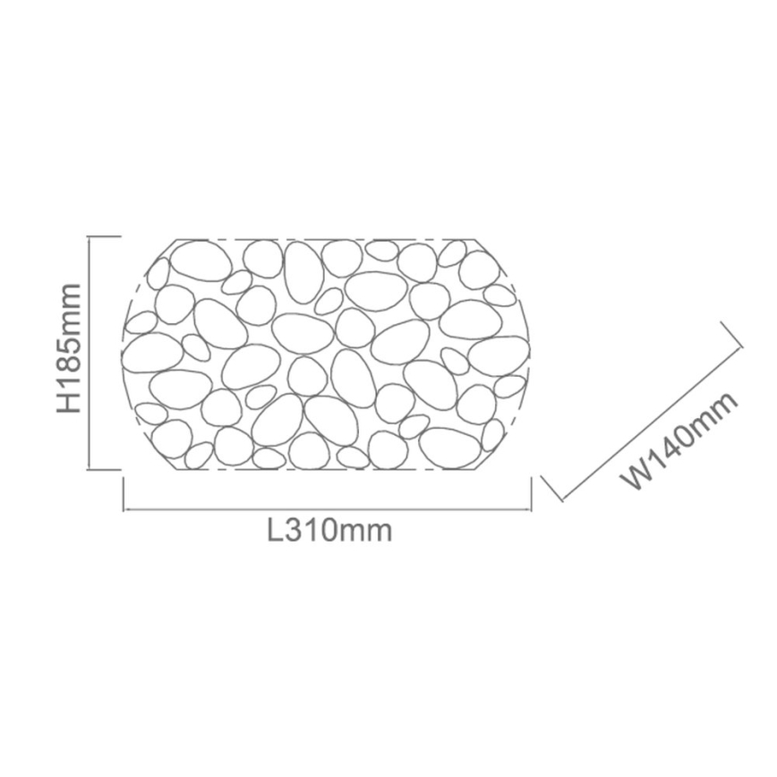 Open Design OR81466 - CARERA Wall Light 1xG9/7W/230V white