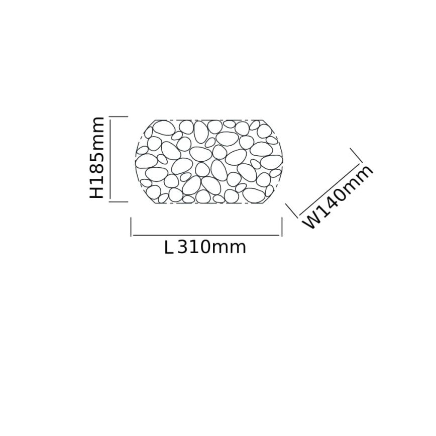 Open Design OR81473 - CARERA Wall Light 1xG9/7W/230V Polished Chrome