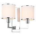 Open Design OR81497 - CASA Wall Light 2xE14/12W/230V, Glossy Chrome/Cream