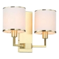 Open Design OR81503 - CASA Wall Lamp 2xE14/12W/230V, Brass/Cream