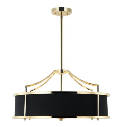 Open Design OR84146 - STANZA rod-mounted chandelier 4x E27 (max. 15W) / 230V, Ø 55 cm, gold/black
