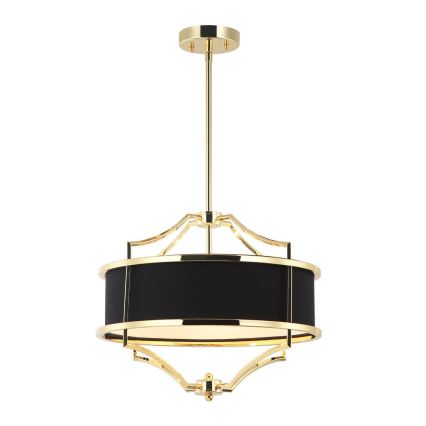 Open Design OR84153 - STESSO Rod Chandelier 4xE27/15W/230V Ø 42 cm Gold/Black