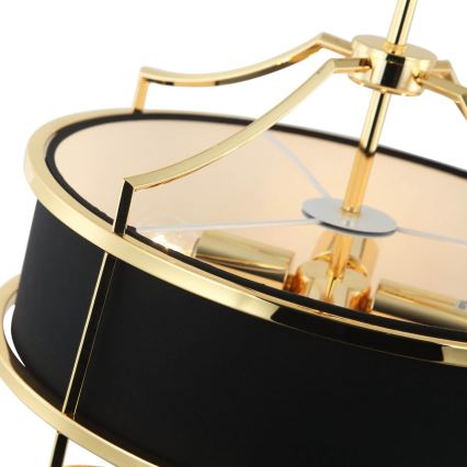 Open Design OR84153 - STESSO Rod Chandelier 4xE27/15W/230V Ø 42 cm Gold/Black