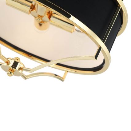 Open Design OR84153 - STESSO Rod Chandelier 4xE27/15W/230V Ø 42 cm Gold/Black