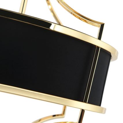 Open Design OR84153 - STESSO Rod Chandelier 4xE27/15W/230V Ø 42 cm Gold/Black