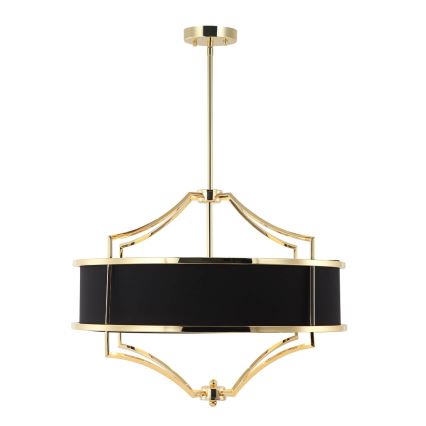Open Design OR84160 - STESSO rod chandelier 4xE27/15W/230V Ø 55 cm gold/black