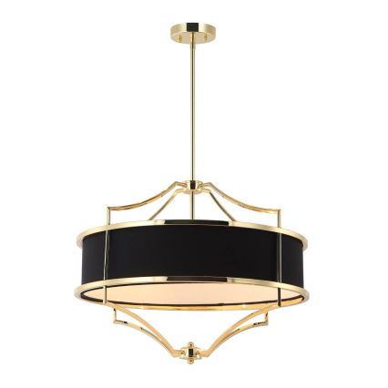 Open Design OR84160 - STESSO rod chandelier 4xE27/15W/230V Ø 55 cm gold/black