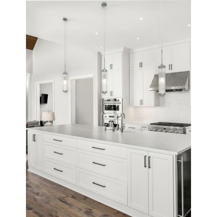 Open Design OR84351 - Cable-suspended pendant FIATTO 1xE14/12W/230V polished chrome