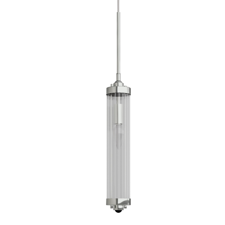 Open Design OR84351 - Cable-suspended pendant FIATTO 1xE14/12W/230V polished chrome