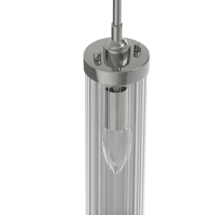 Open Design OR84351 - Cable-suspended pendant FIATTO 1xE14/12W/230V polished chrome