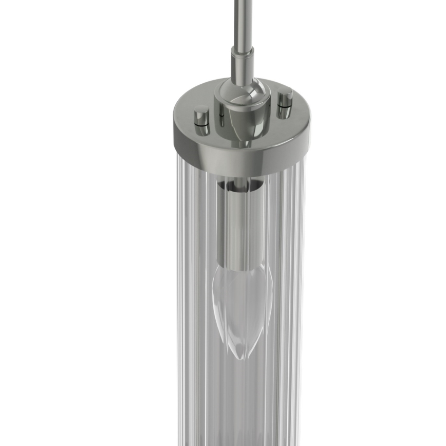 Open Design OR84351 - Cable-suspended pendant FIATTO 1xE14/12W/230V polished chrome