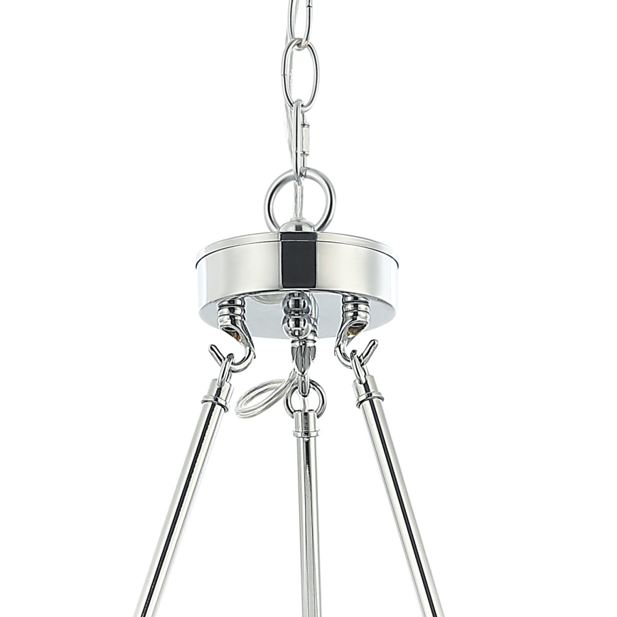Open Design OR84375 - Chain-hung chandelier VERNO 6xE14/12W/230V Ø 55 cm polished chrome