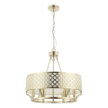 Open Design OR84382 - Chain-hung chandelier VERNO 6xE14/12W/230V Ø 55 cm brass