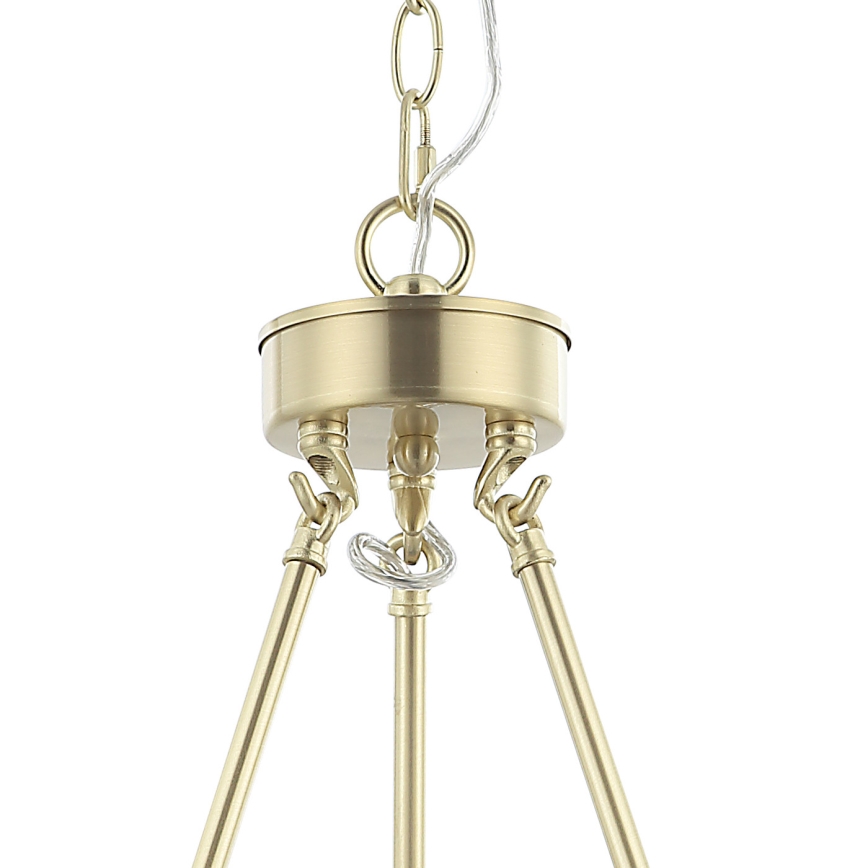 Open Design OR84382 - Chain-hung chandelier VERNO 6xE14/12W/230V Ø 55 cm brass