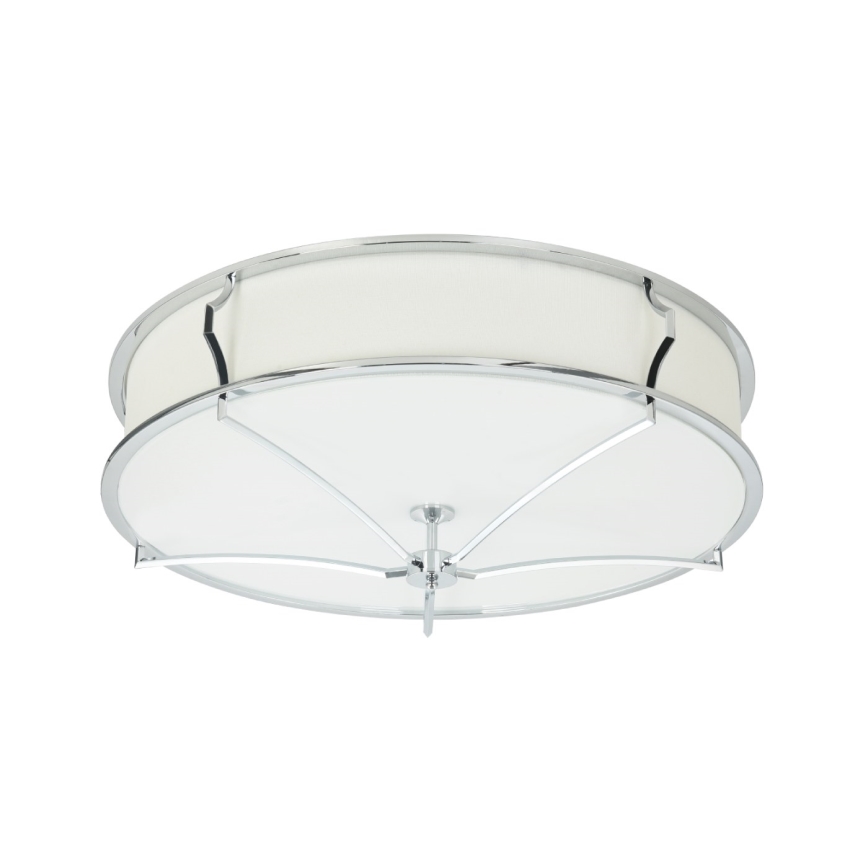 Open Design OR84412 - Ceiling light STESSO 4xE27/12W/230V Ø65 cm glossy chrome/white