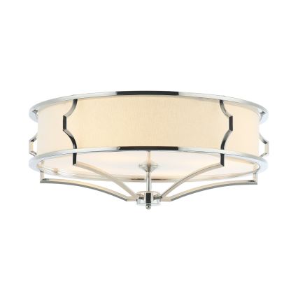 Open Design OR84412 - Ceiling light STESSO 4xE27/12W/230V Ø65 cm glossy chrome/white