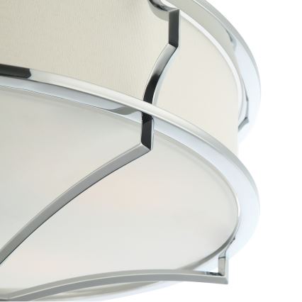 Open Design OR84412 - Ceiling light STESSO 4xE27/12W/230V Ø65 cm glossy chrome/white